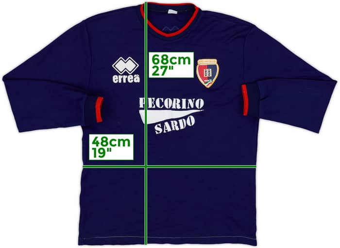 1993-95 Cagliari Errea Sweat Top - 6/10 - (M)