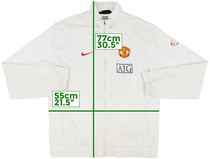 2009-10 Manchester United Nike Track Jacket - 8/10 - (L)