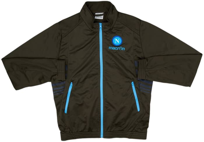 2014-15 Napoli Macron Track Jacket - 7/10 - (XL.Boys)