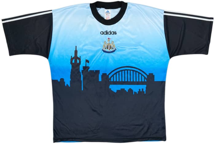 1996-97 Newcastle adidas Training Shirt - 8/10 - (M)