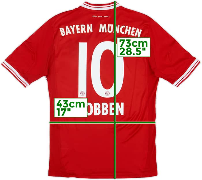 2013-14 Bayern Múnich Local Camiseta Robben #10 - 7/10 - (S)