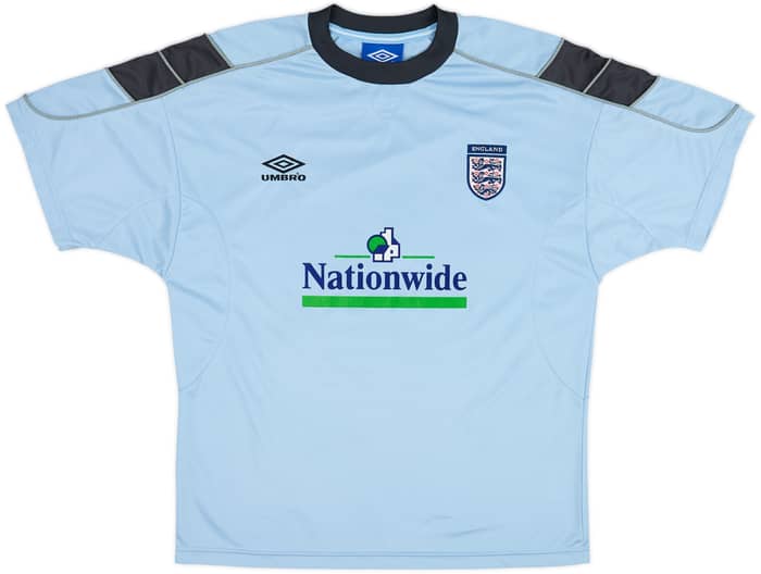 2000-01 England Umbro Training Shirt - 8/10 - (M)