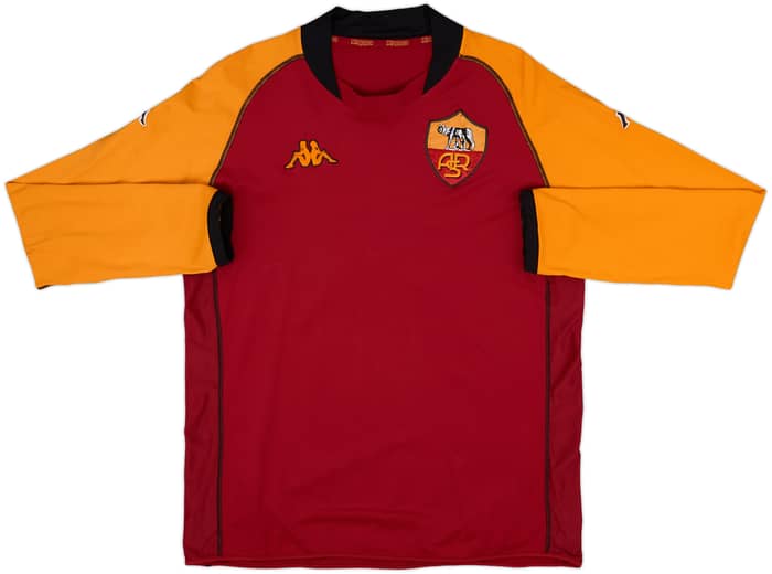 2002-03 Roma European Away L/S Shirt #18 - 3/10 - (XXL)