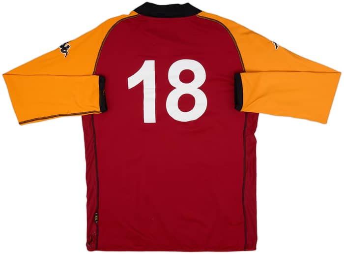 2002-03 Roma European Away L/S Shirt #18 - 3/10 - (XXL)