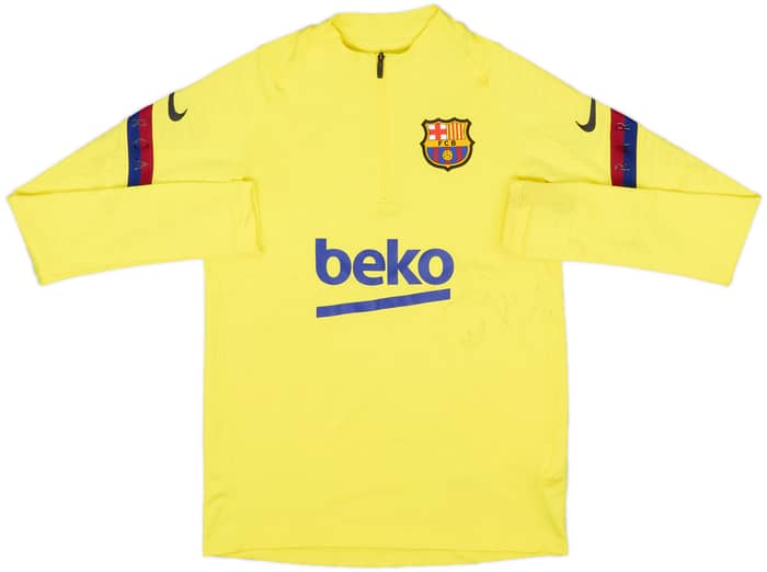 2020-21 Barcelona Nike 1/4 Zip Training Top - 5/10 - (L.Boys)