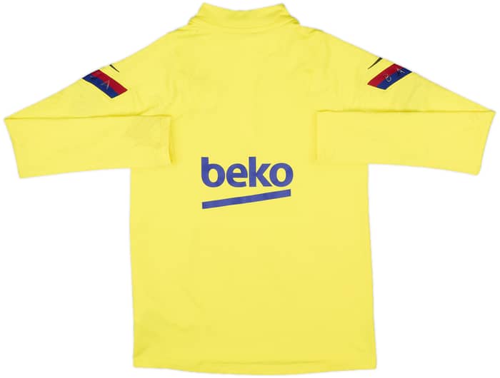 2020-21 Barcelona Nike 1/4 Zip Training Top - 5/10 - (L.Boys)