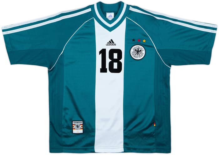 1998-00 Germany Away Shirt Klinsmann #18 - 8/10 - (Y)