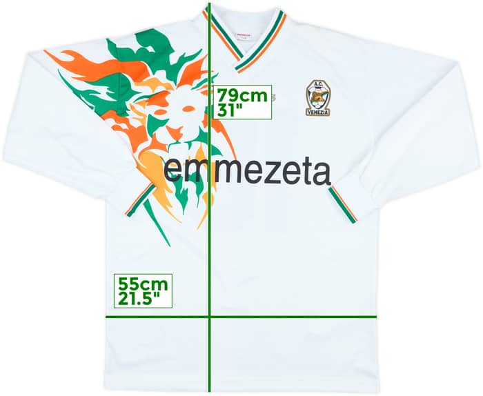 1998-99 Venezia Match Issue Away L/S Shirt #18