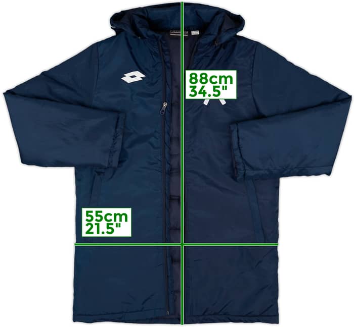 2018-19 Vicenza Lotto Padded Bench Coat - 3/10 - (L)