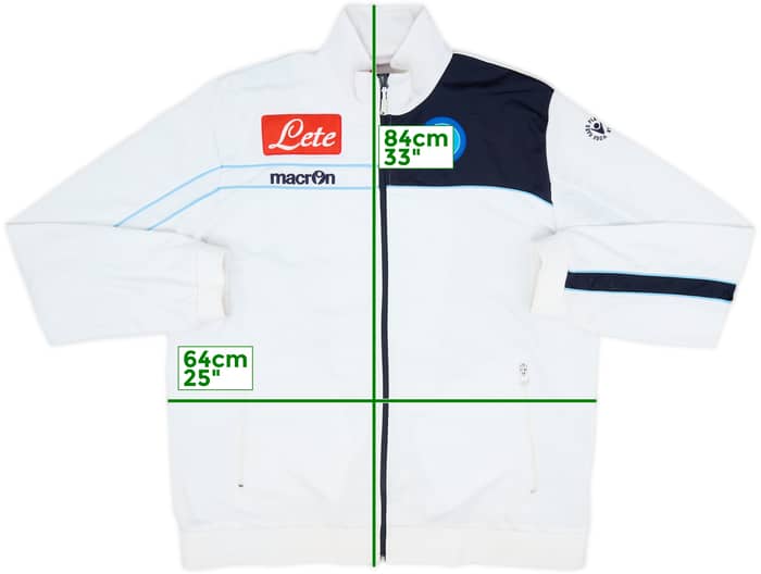 2011-12 Napoli Macron Track Jacket - 7/10 - (XL)