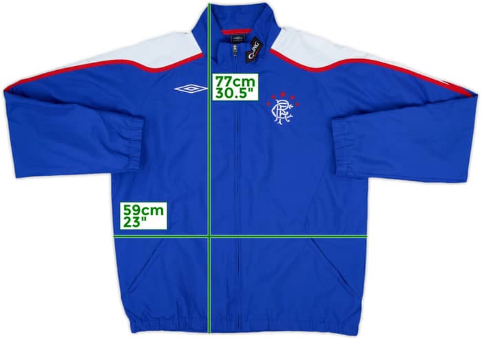 2007-08 Rangers Umbro Track Jacket - 8/10 - (L)