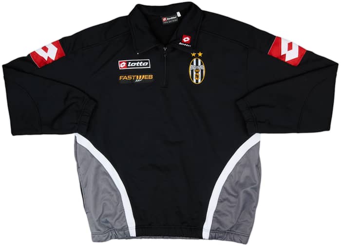 2001-02 Juventus Lotto 1/4 Zip Drill Top - 8/10 - (XL)
