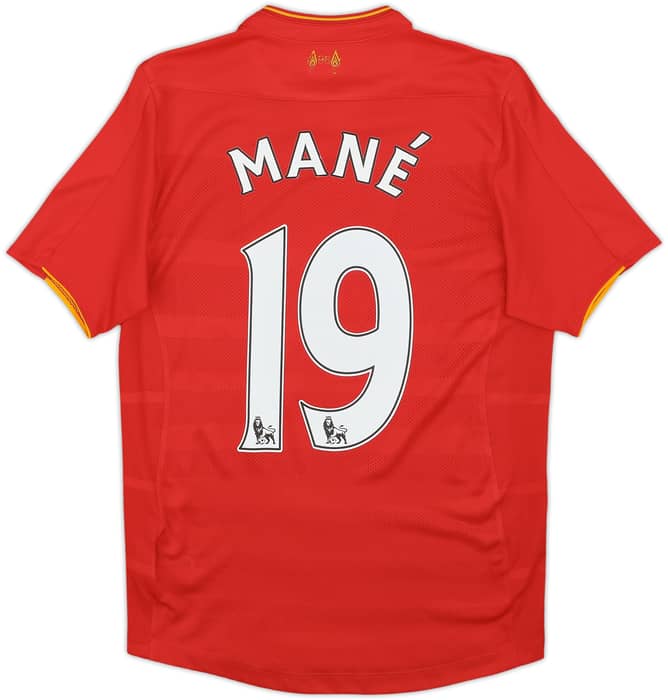 2016-17 Liverpool Home Shirt Mane #19 - 8/10 - (XL.Boys)