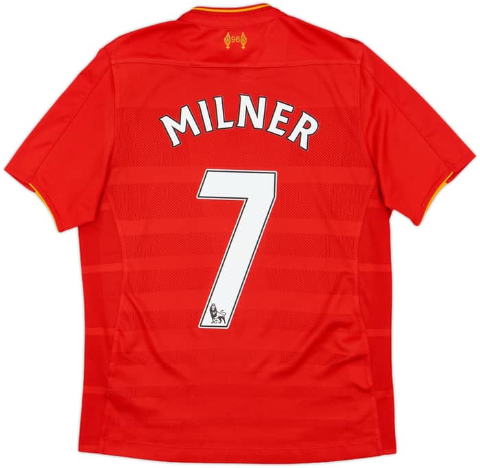 2016-17 Liverpool Home Shirt Milner #7 - 9/10 - (XL.Boys)