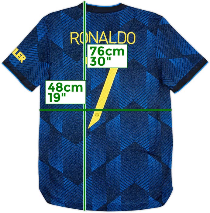 2021-22 Manchester United Authentic Third Shirt Ronaldo #7 - 8/10 - (M)