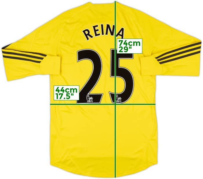 2009-10 Liverpool GK Shirt Reina #25 - 8/10 - (S)