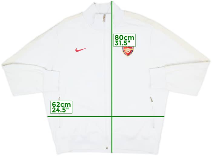 2011-12 Arsenal Nike N98 Track Jacket - 8/10 - (XXL)