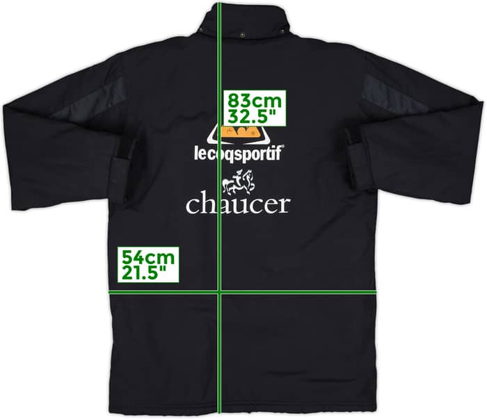 2007-08 Wolves Le Coq Sportif Padded Bench Coat - 7/10 - (XS)