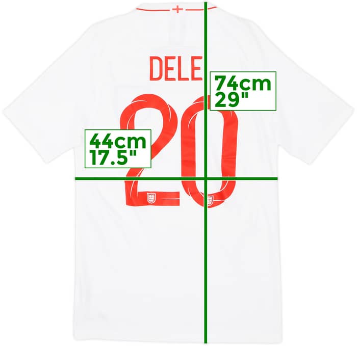 2018-19 England Home Shirt Dele #20 - 8/10 - (S)