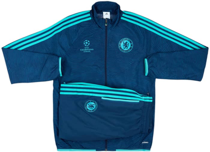 2015-16 Chelsea adidas CL Tracksuit - 9/10 - (S)