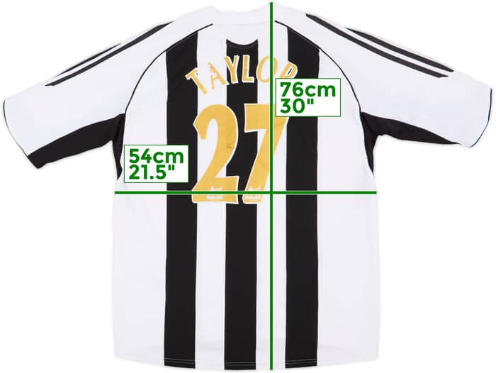 2005-07 Newcastle Home Shirt Taylor #27 - 5/10 - (L)