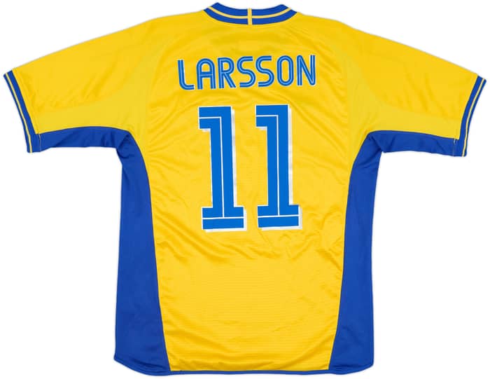 2003-04 Sweden Home Shirt Larsson #11 - 8/10 - (M)