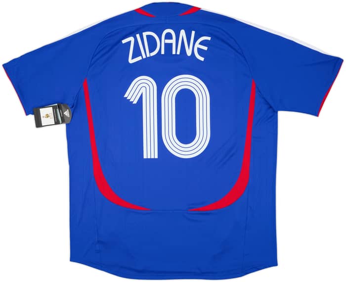 2006-07 France Home Shirt Zidane #10 (XL)