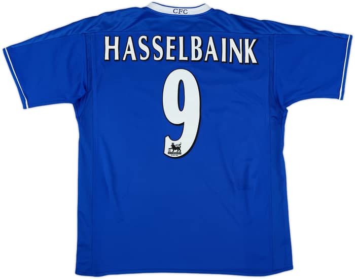 2003-05 Chelsea Home Shirt Hasselbaink #9 - 7/10 - (L)