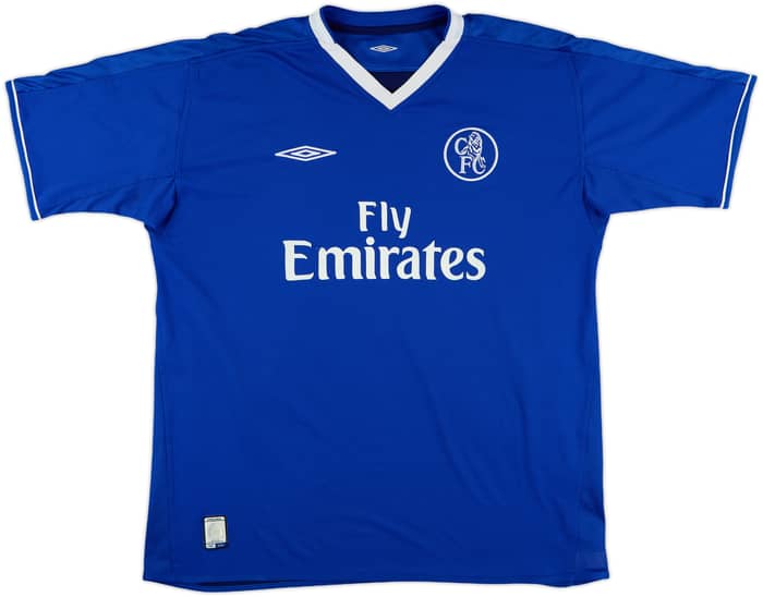 2003-05 Chelsea Home Shirt Hasselbaink #9 - 7/10 - (L)