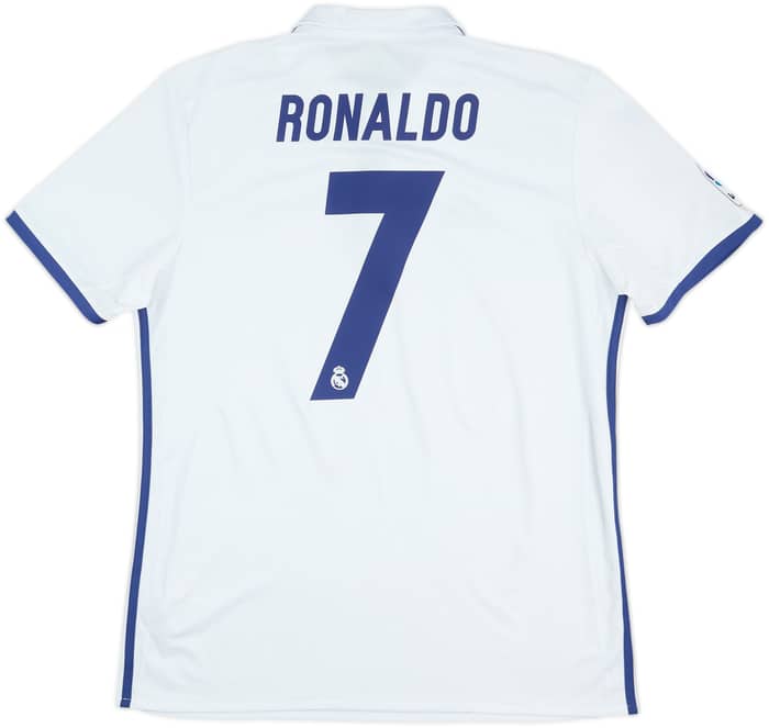 2016-17 Real Madrid Home Shirt Ronaldo #7 - 6/10 - (L)