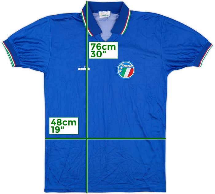 1986-90 Italy Home Shirt #15 - 9/10 - (M)