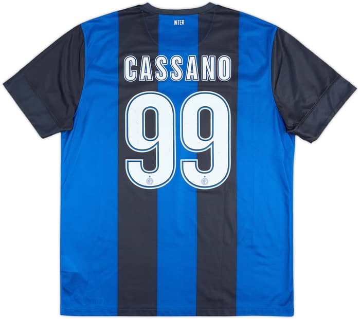 Camiseta de local del Inter Milan 2012-13 Cassano #99 - 5/10 - (XL)