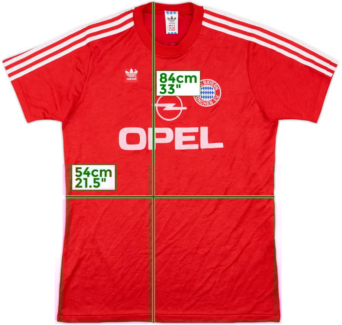 1989-91 Bayern Munich Home Shirt - 9/10 - (XL)