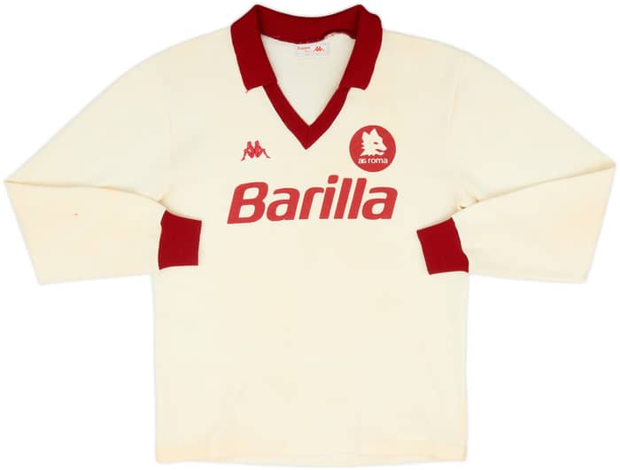 1983-86 Roma Away L/S Shirt - 8/10 - (M)