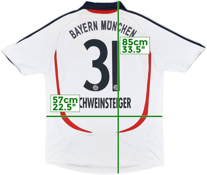 2006-07 Bayern Munich Away Shirt Schweinsteiger #31 - 8/10 - (L)