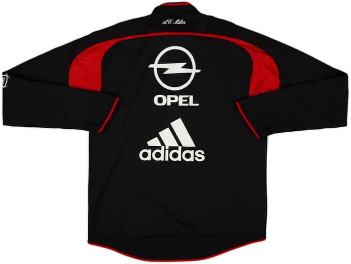 2004-05 AC Milan adidas 1/4 Zip Drill Top - 8/10 - (L)