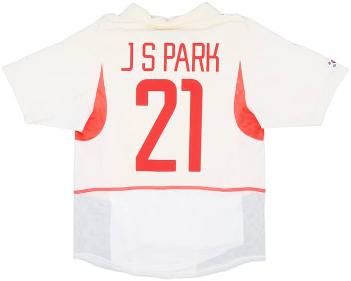2002-03 South Korea Player Issue Away Shirt J S Park #21 - 7/10 - (M)