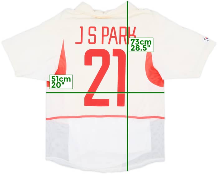 2002-03 South Korea Player Issue Away Shirt J S Park #21 - 7/10 - (M)