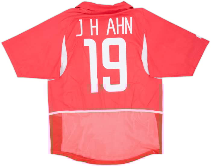 2002-03 South Korea Player Issue Home Shirt J.H.Ahn #19 - 8/10 - (M)