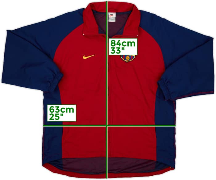 1998-99 Barcelona Nike Track Jacket - 10/10 - (M)