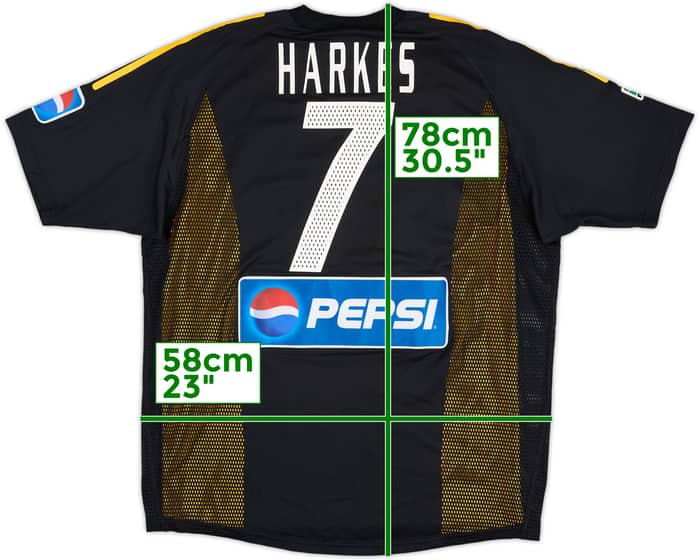 2002 Columbus Crew Match Issue Away Shirt Harkes #7