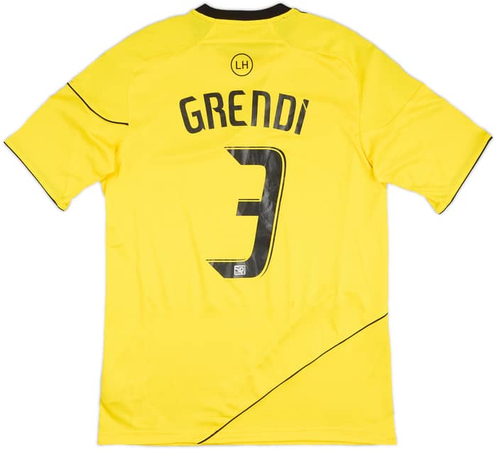 2010 Columbus Crew Player Issue Home Shirt Grendi #3 - 8/10 - (L)