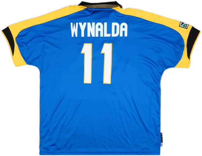 1999-00 Miami Fusion Match Issue Home Shirt Wynalda #11