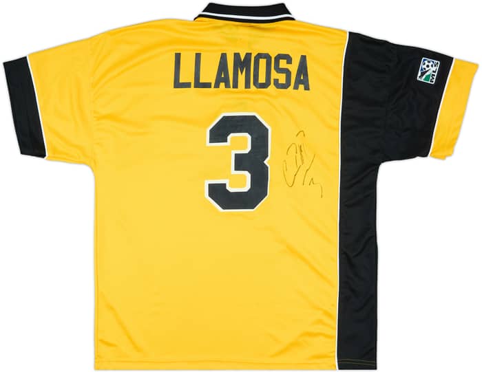 2001 Miami Fusion Match Issue Signed Third Shirt Llamosa #3