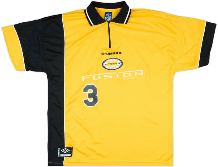 2001 Miami Fusion Match Issue Signed Third Shirt Llamosa #3