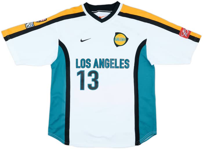 2000-02 LA Galaxy Match Issue Signed Away Shirt Jones #13