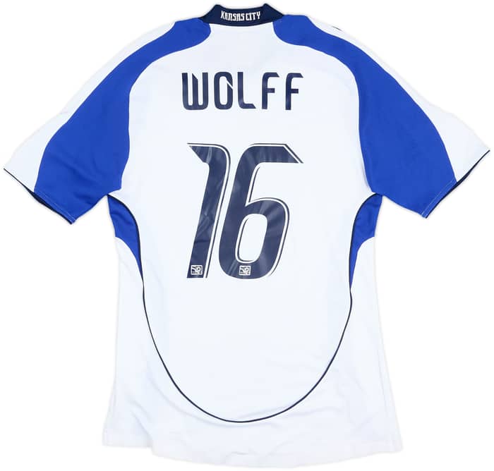 2008-09 Kansas City Wizards Match Issue Away Shirt Wolff #16