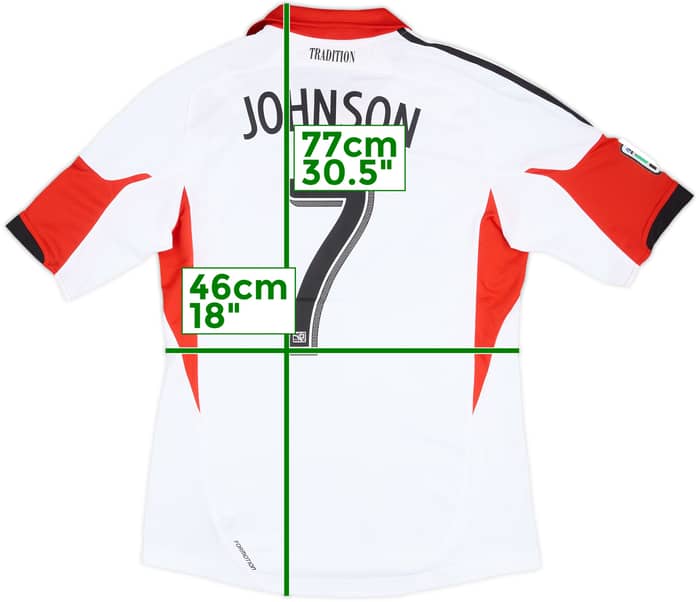 2014 DC United Match Issue Away Shirt Johnson #7