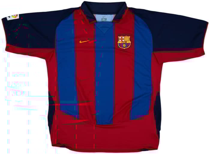 2003-04 Barcelona Home Shirt Ronaldinho #10 - 10/10 - (XL)