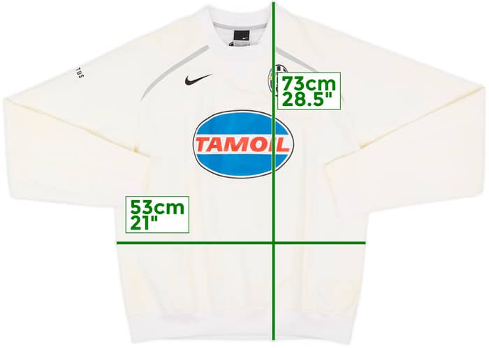 2005-06 Juventus Nike Centenary Sweat Top - 9/10 - (L)